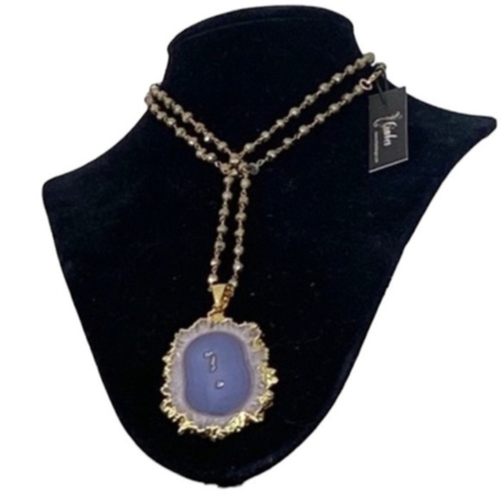 CIMBER NWT Pendant Necklace Stone Long - New with Tags